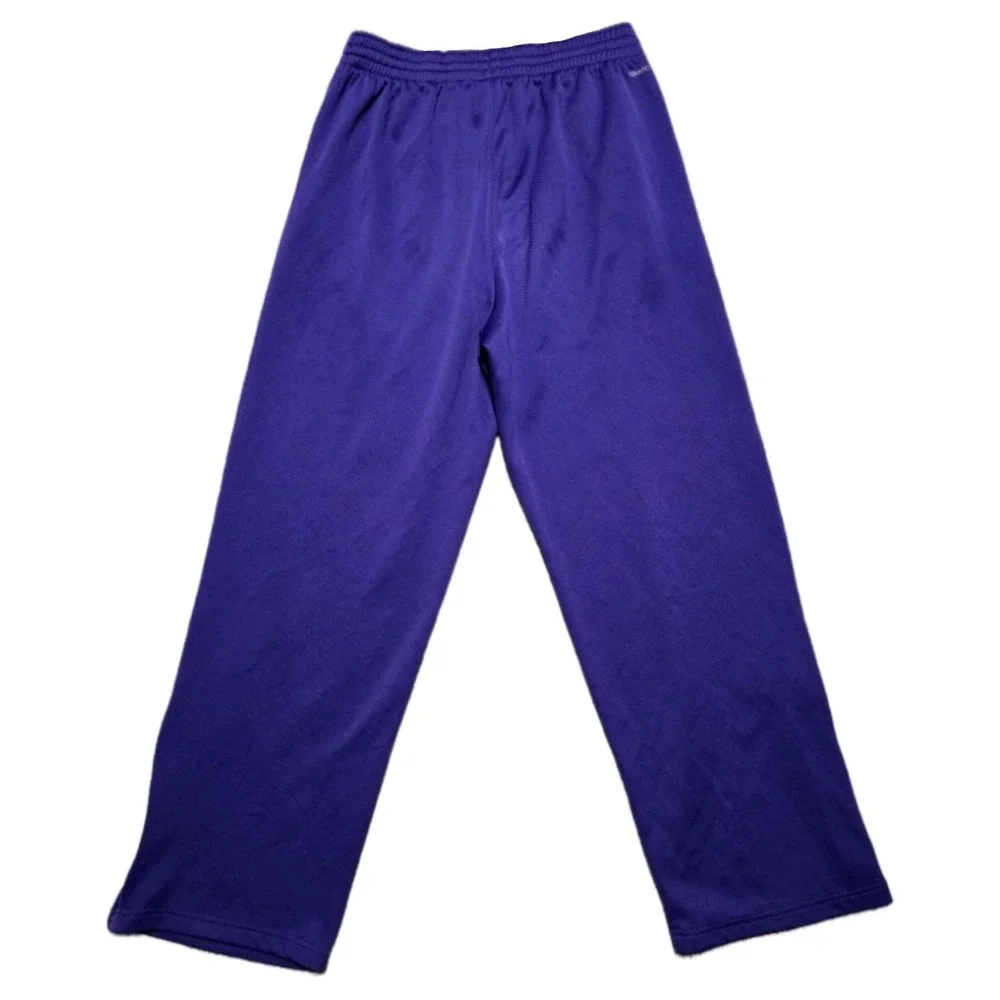 VTG Nike LSU‎ Tigers Team Issued purple Sweatpants Warmup Track Pants Dri-Fit XL